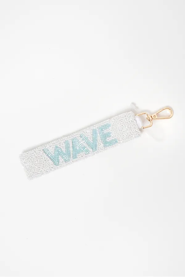 Game Day Beaded Keychain